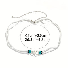 Bohemian Double Layer Beads Waist Chain for Women
