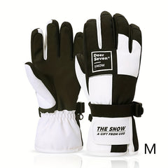 Touch Screen Skiing Gloves Winter Windproof Water Resistant