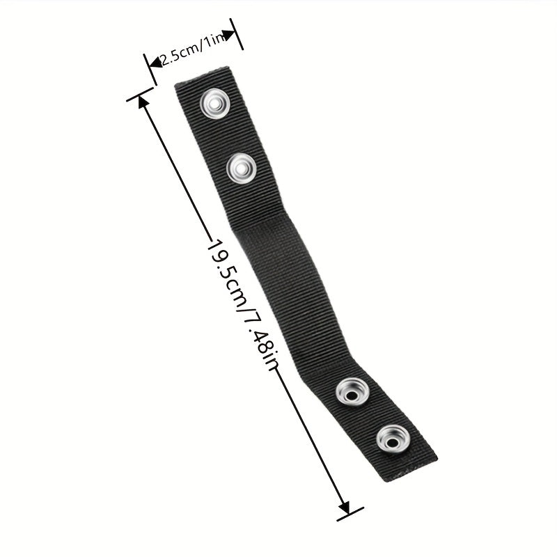 1pc Belt Fixed Buckle Tactical Belt Fixing Buckle Nylon Adjustment Webbing