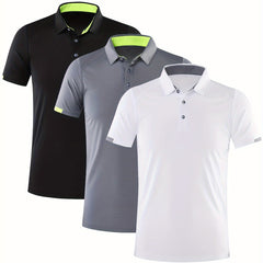 Men's Quick Drying Custom Fit Golf Shirt