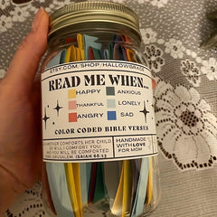 Bible Verses Jar Scripture Cards Prayer Cards Home Decor Christmas Gift