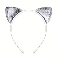 Gradient Holographic Cat Ears Headband
