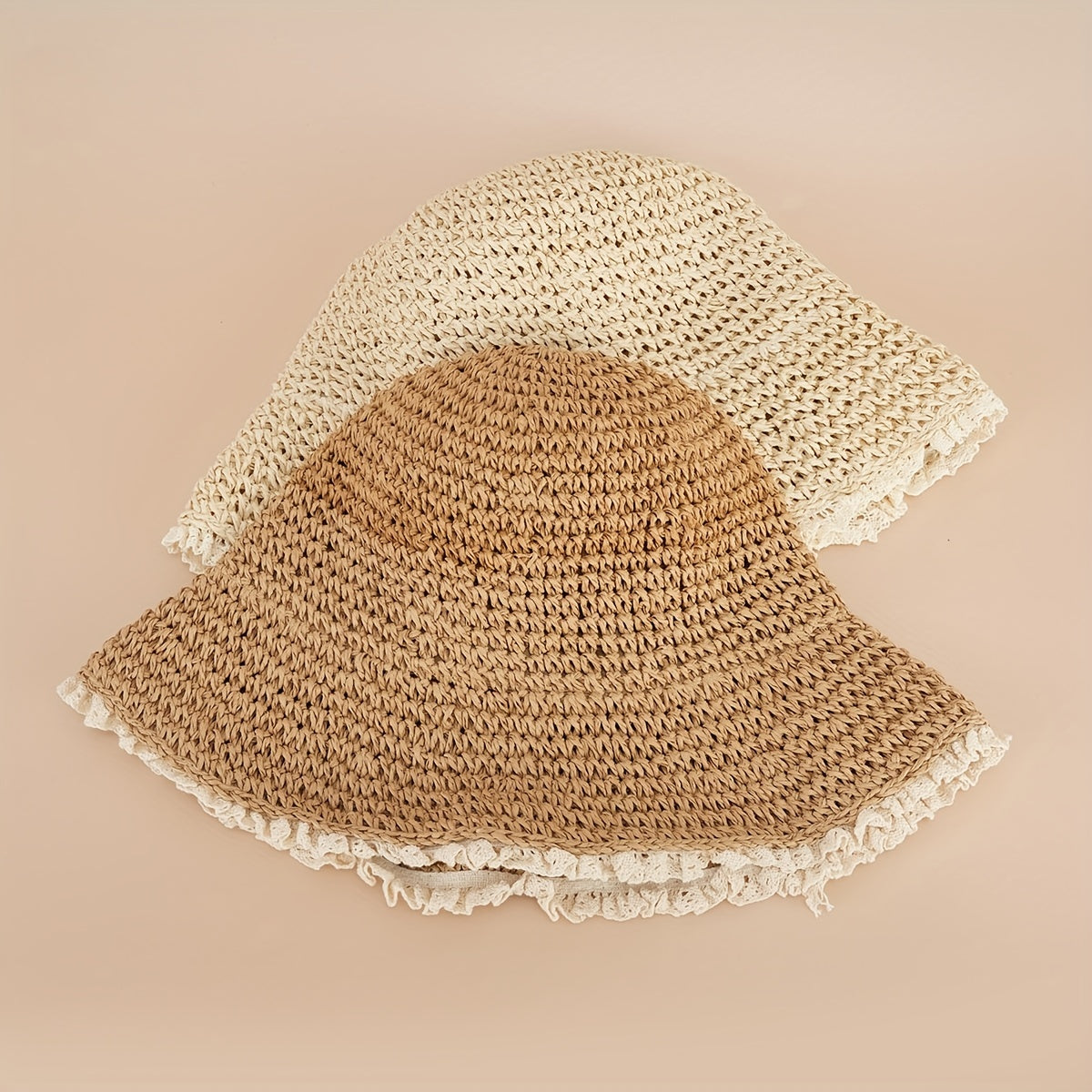 Lace Bucket Hat All-match Large Brim Sun Hat