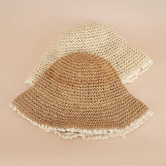 Lace Bucket Hat All-match Large Brim Sun Hat