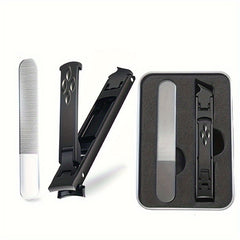 2pcs Double sided Nail Clipper Cutter Set