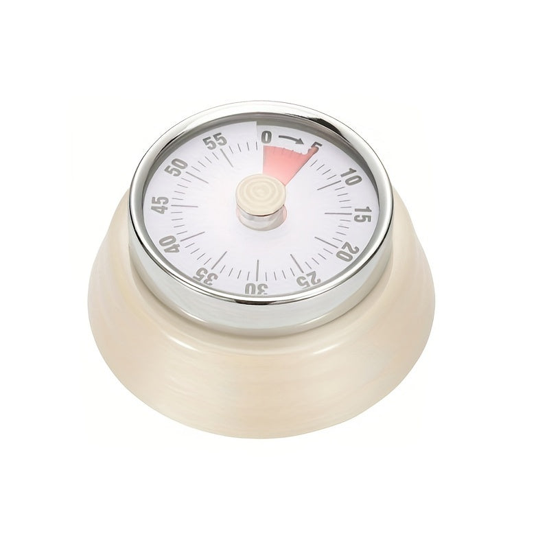 Stainless Steel Countdown Mechanical Timer with Magnetic Suction