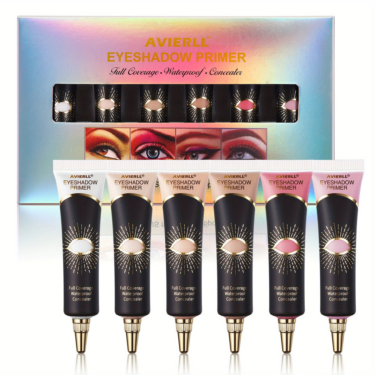 Eye Primer Set Long Lasting Waterproof Concealer for Eyeshadow Blush