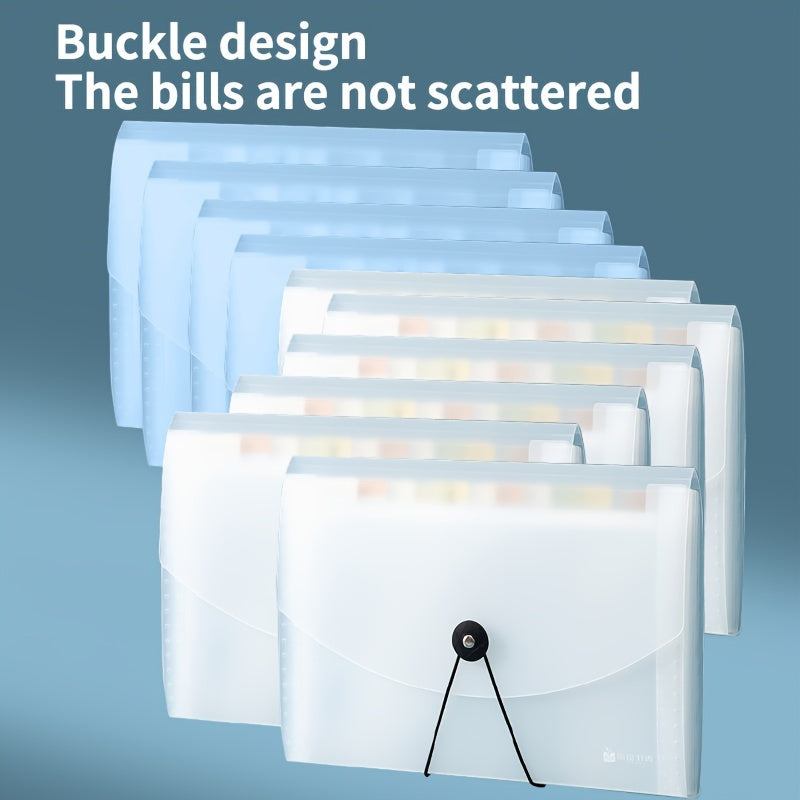 10pcs Invoice Storage Bag A4 Receipt Document Organizer
