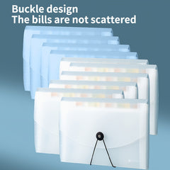 10pcs Invoice Storage Bag A4 Receipt Document Organizer