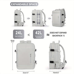 Men's Casual Adjustable Large Capacity Backpack