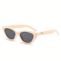 Retro Cat Eye Small Frame Sunglasses for Outdoor Activities