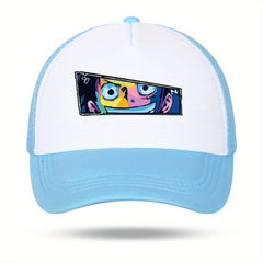 Unisex Anime Embroidered Baseball Cap for Outdoor Sport