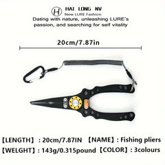 Aluminum Alloy Fishing Pliers Multifunctional Scissors