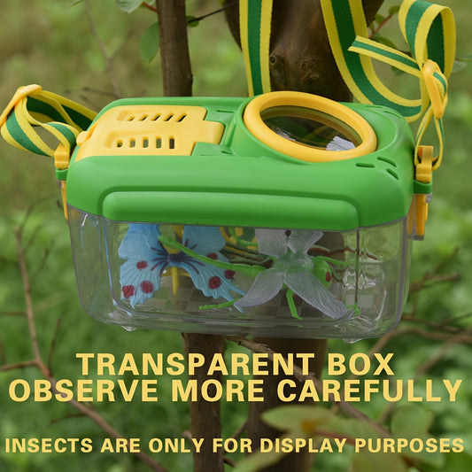 Outdoor Insect Observation Box with Magnifier Halloween Gift