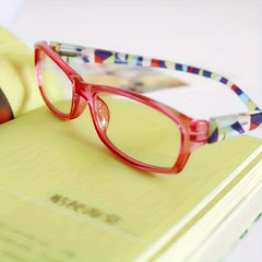 Pattern Print Light Blocking Reading Glasses For Women UV Protection