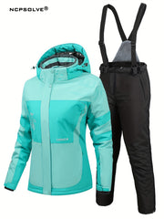 Women's Windproof Ski Set Jacket & Trouser Activewear