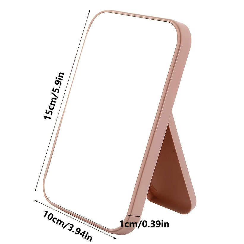 Foldable Desk Mirror for Women, Small Portable HD Mirror