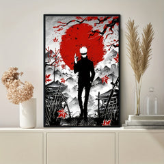 Japanese Anime Cartoon Character Painting On Canvas Wall Art
