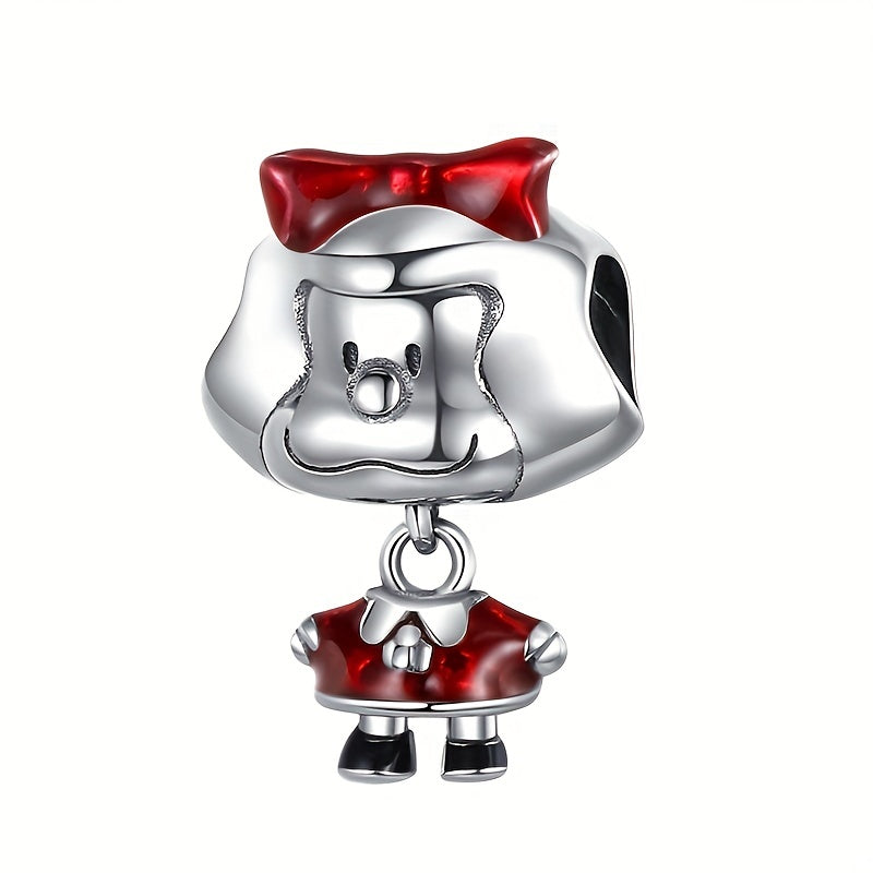 Sterling Silver Angel Nurse Bead Pendant for Bracelet Necklace
