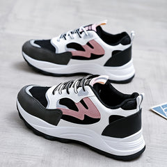 Thick Bottom Mesh Breathable Chunky Sneakers