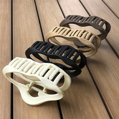 Matte Hollow Hair Claw Large Cloud Shape Hair Clip for Women