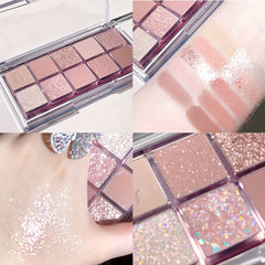 Matte Pearly Milk Tea Brown Nude Eyeshadow Palette for Daily Makeup