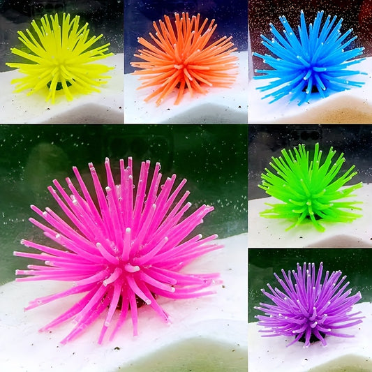 Realistic Artificial Sea Urchin for Aquarium Decor