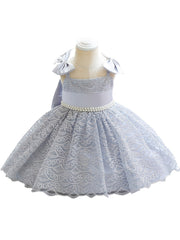 Kids Hanging Strap Dress Bow for Birthday or Wedding