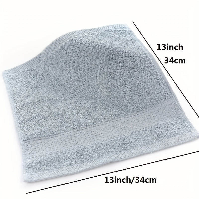 6pcs Cotton Wash Cloths Face Cloths Set Highly Absorbent 13x13in