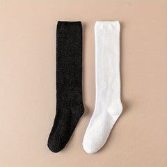 Warm Knee High Plush Lined Winter Socks
