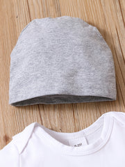 Baby Boys LITTLE BROTHER Short Sleeve Bodysuit Set