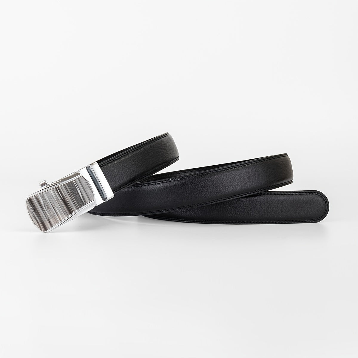 Men's PU Leather Belt with Automatic Buckle