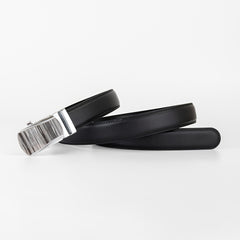 Men's PU Leather Belt with Automatic Buckle