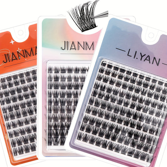 10 16mm Lash Clusters Individual Segmented False Eyelashes DIY Extensions