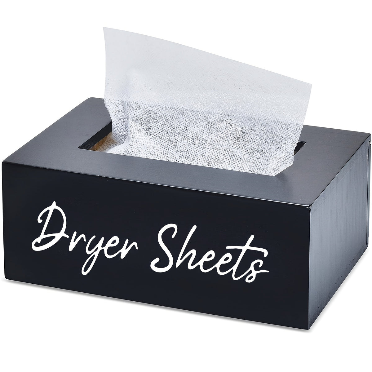 Wooden Tissue Box Laundry Dryer Paper Holder Decorative Storage Box