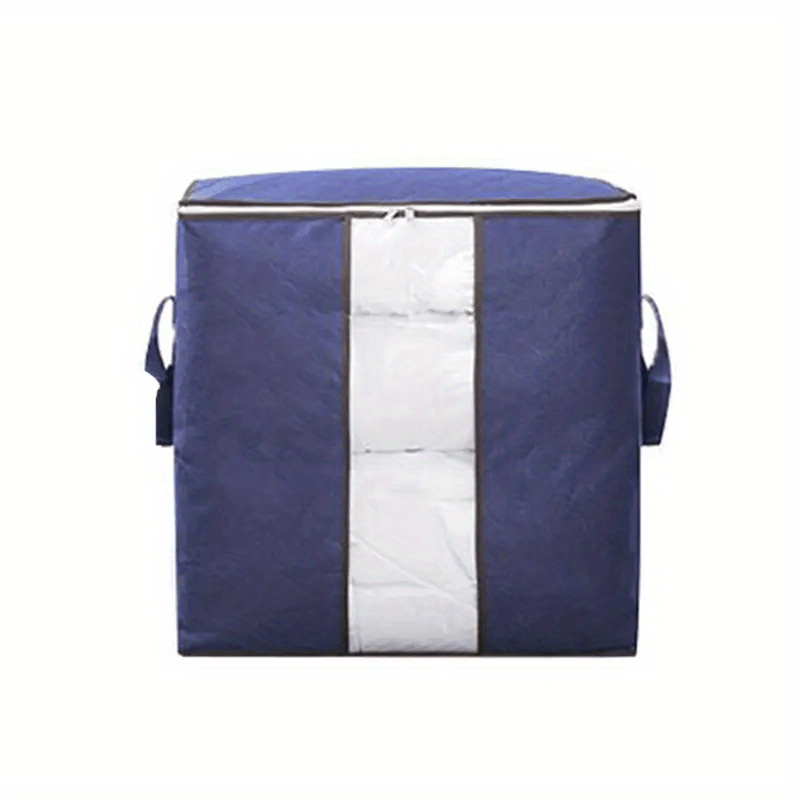 Large Storage Bag Clothes Storage Organizer With Reinforced Handle