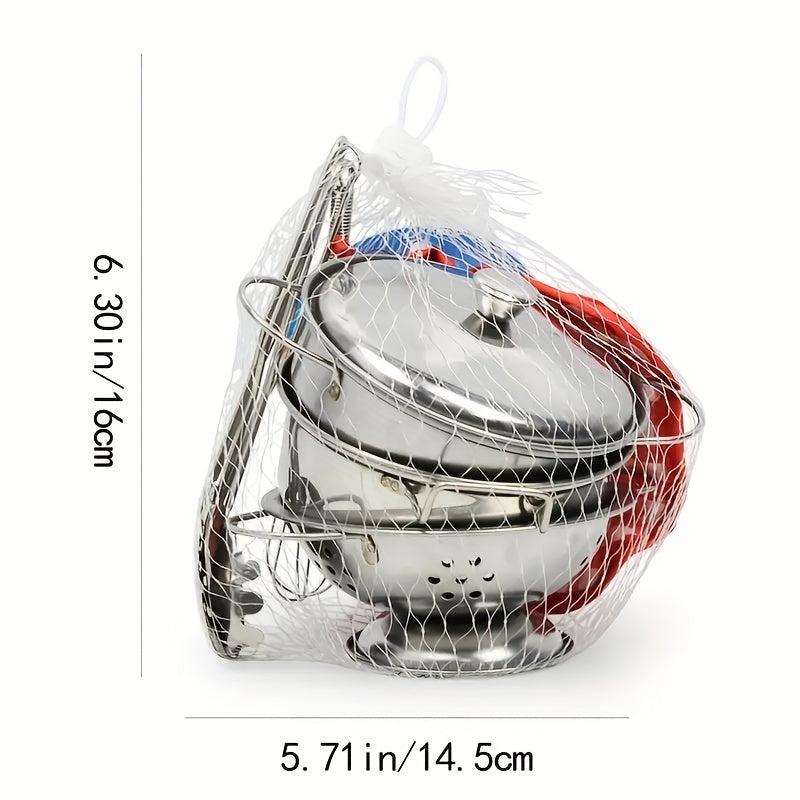 Mini Stainless Steel Kitchen Toys Cooking Utensil Set