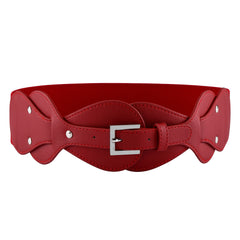 Women Vintage Waist Belt Elastic Stretch Cinch Waistband Dress Belt