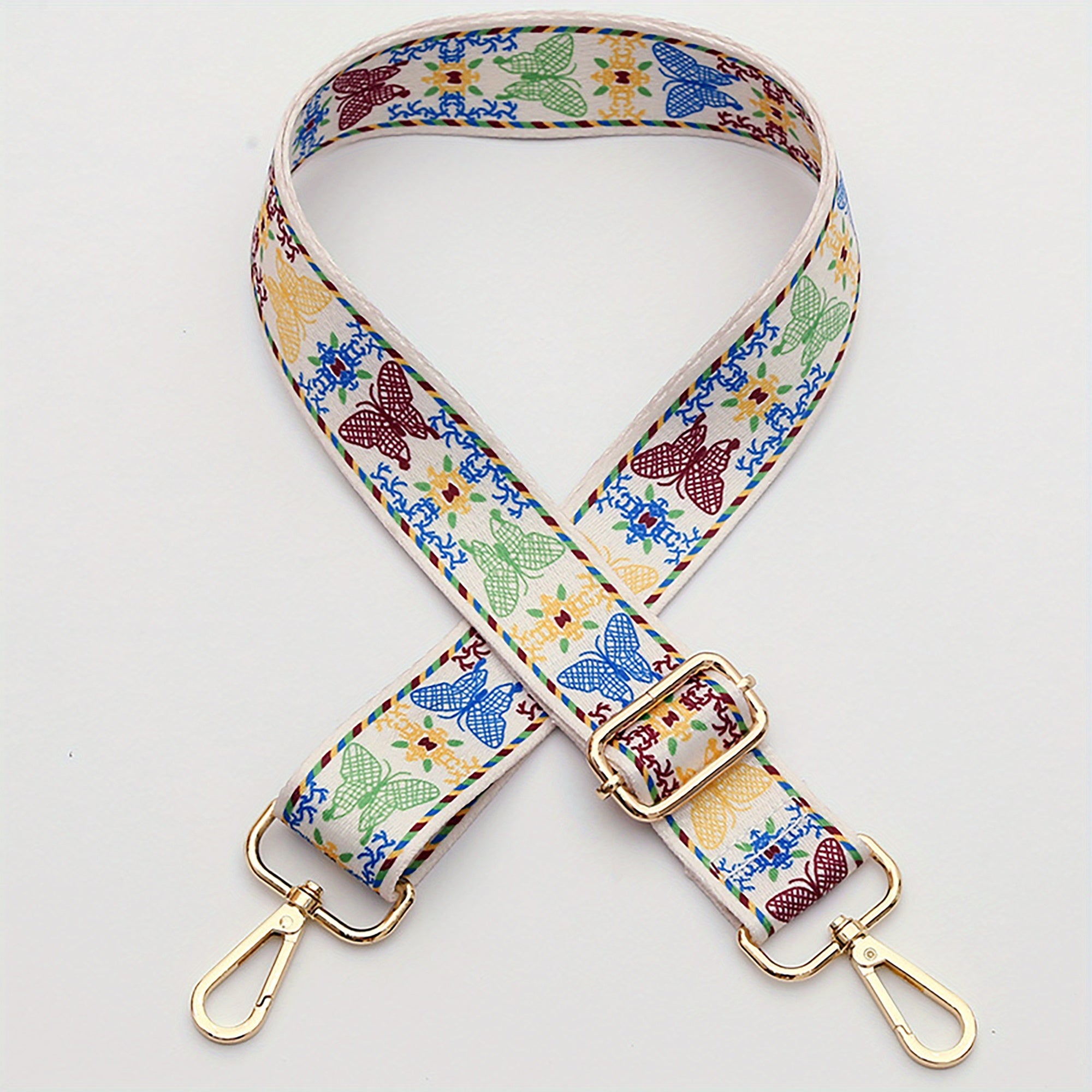 Colorful Pattern Bag Strap Adjustable Shoulder Bag Travel Accessories
