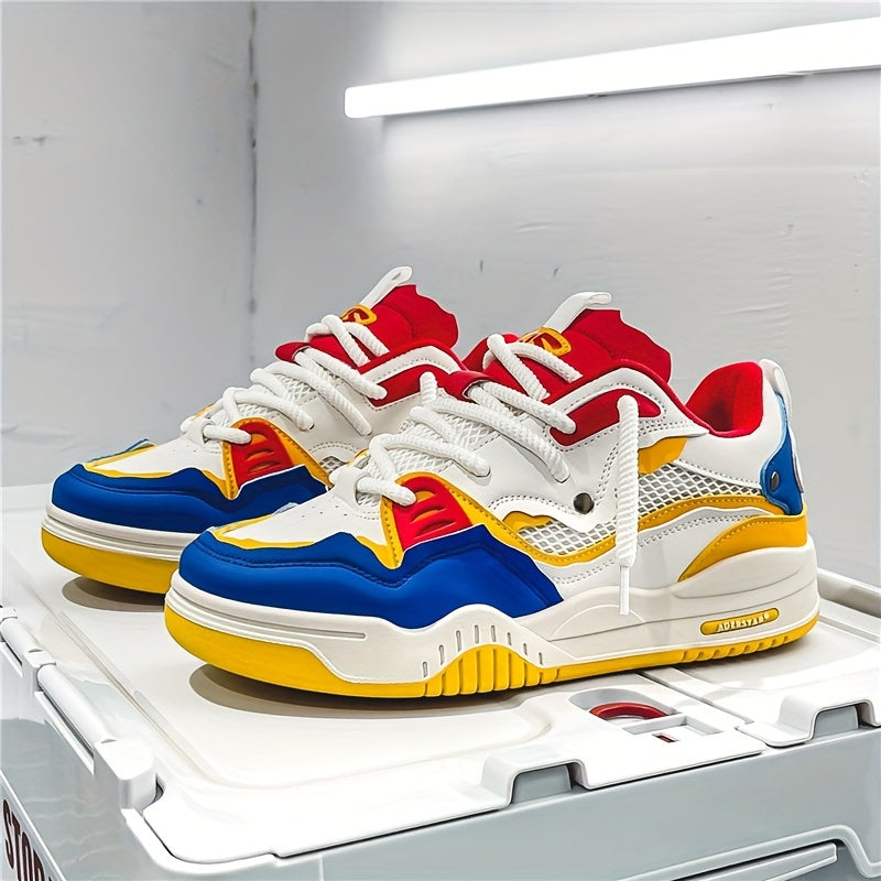 Men's Lace Up Skate Shoes Non Slip Casual Shoes For Youth