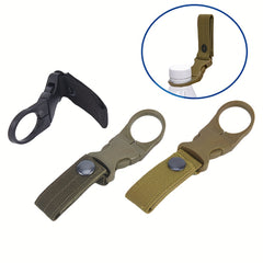 Tactical Nylon Water Bottle Hanging Clip Outdoor Camping Hiking Travel