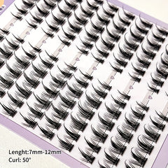 False Eyelashes Segmented Self Adhesive Lashes Mixed Style