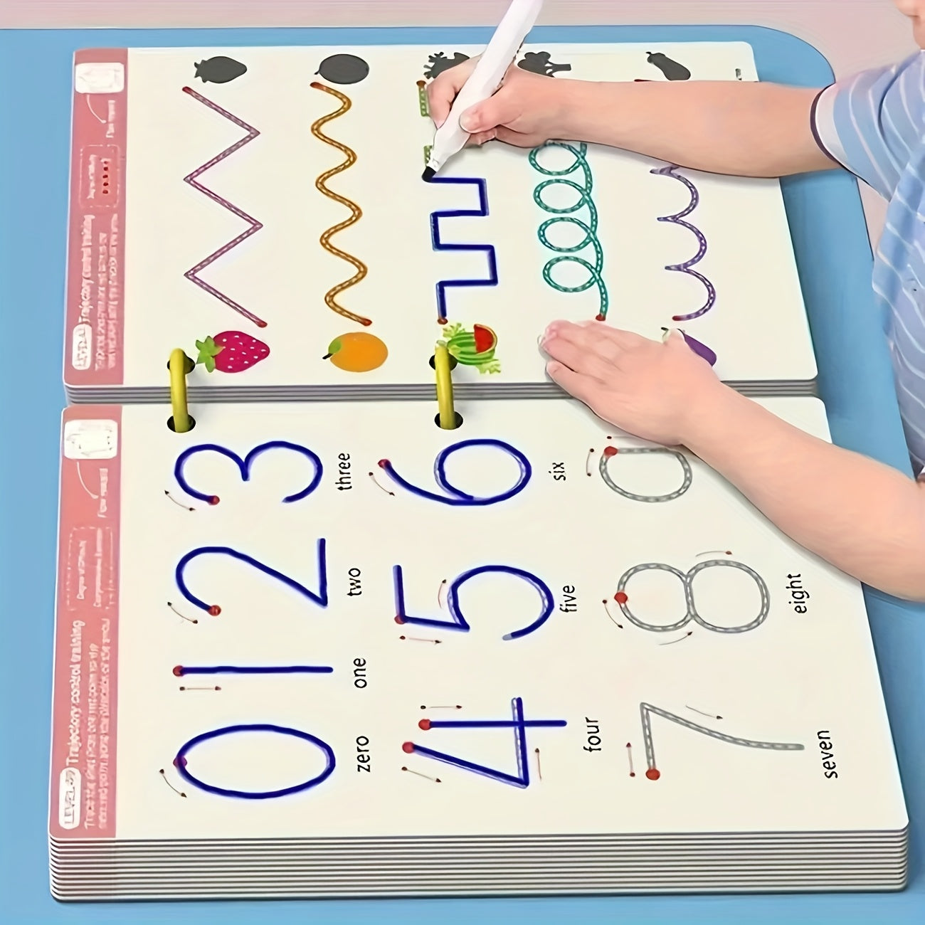 Educational Drawing Magic Copybook Set, 2 Pens Included, Ages 3-8