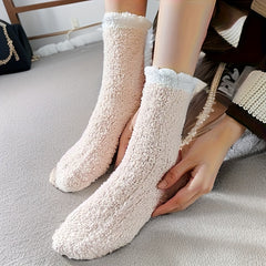 10 Pairs Warm Padded Floor Socks Women's Stockings