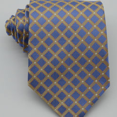 Men's Classic Necktie Patterned Tie Business Tie Grid Party Wedding Tie
