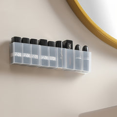 Wall Mounted Compartment Storage Box for Desktop Sundries - No Drilling Required
