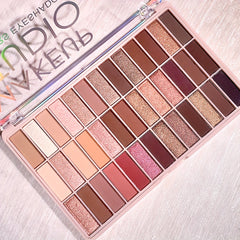 Multicolor Eyeshadow Palette High Pigmented Brown Nude Waterproof Sweat Proof