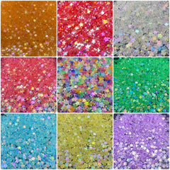 100pcs 10mm AB Five Pointed Star Beads Acrylic Loose Spacer DIY Accessories