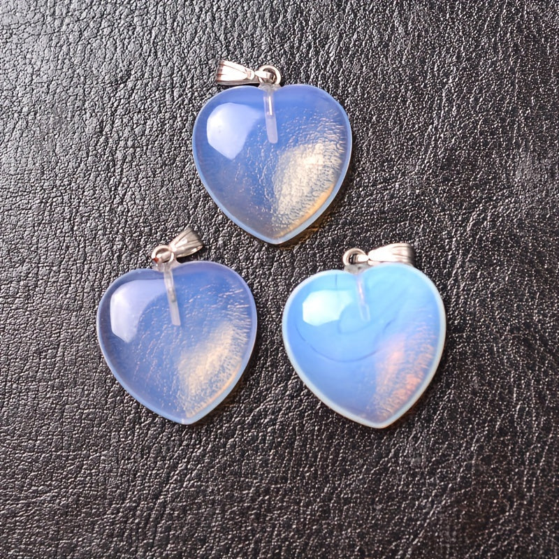 Natural Gemstones Heart Reiki Chakra Pendant