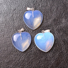 Natural Gemstones Heart Reiki Chakra Pendant